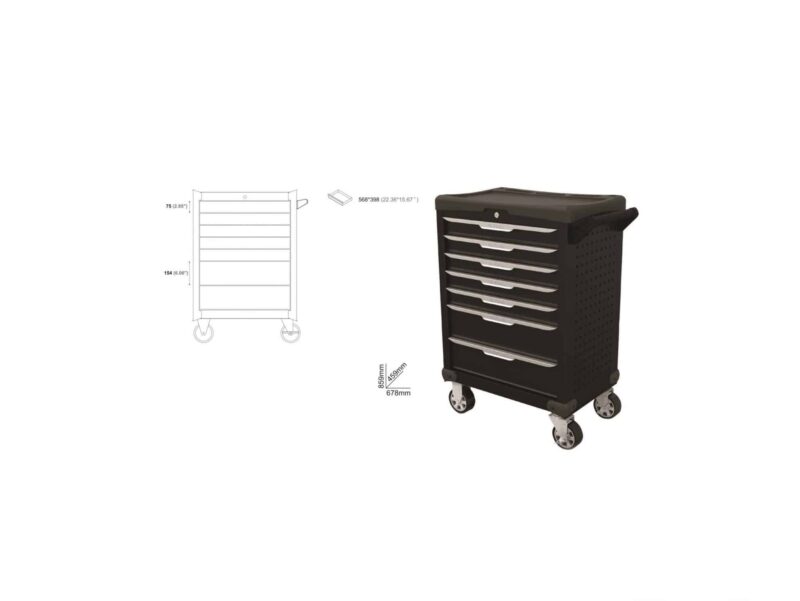 B.TECH Tool Cart 7 Drawers Model BTD – Btechtools – Europe